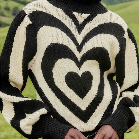 Farm Rio heart sweater - Picture 6 of 6